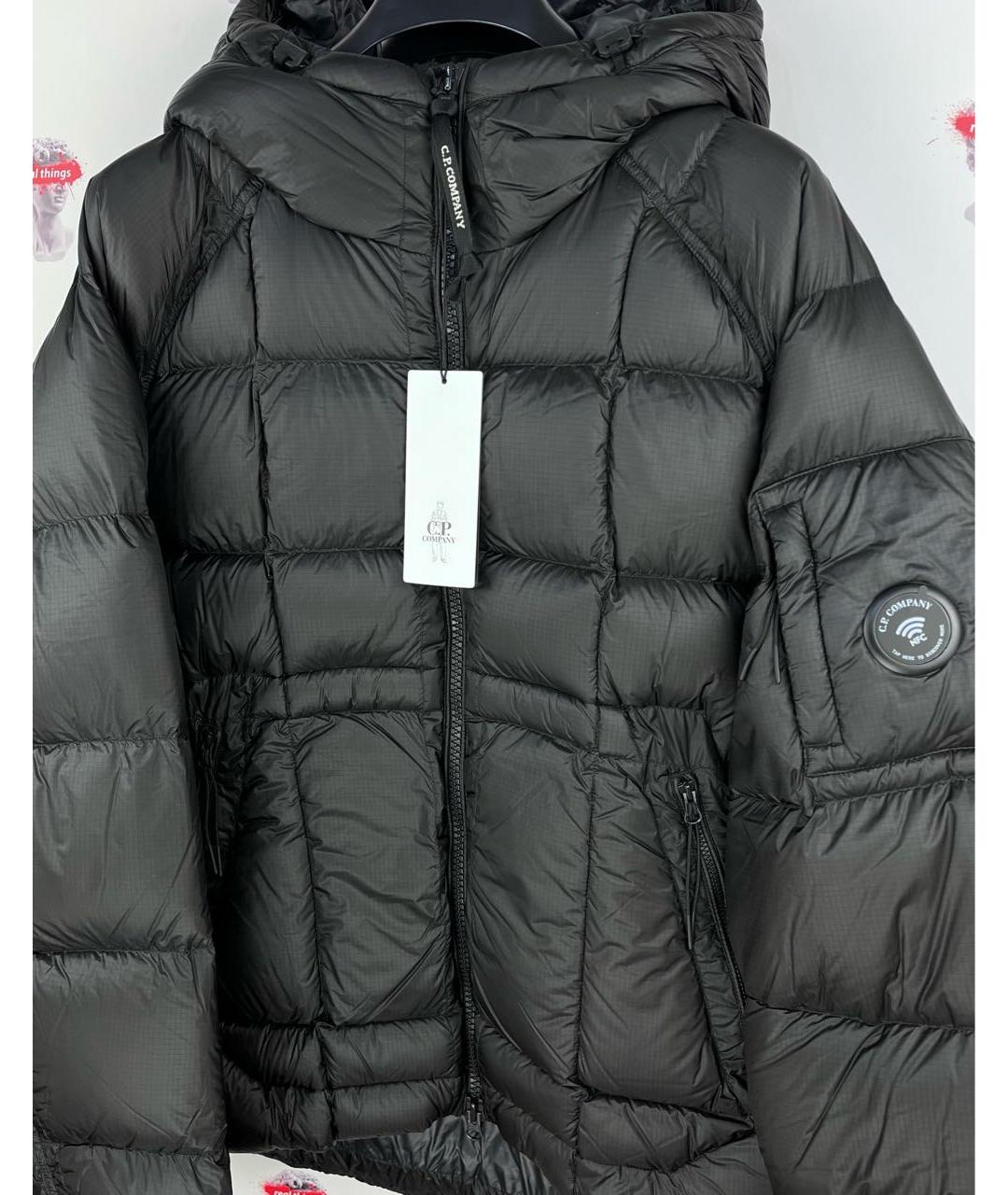 CP COMPANY Черный нейлоновый пуховик, фото 2