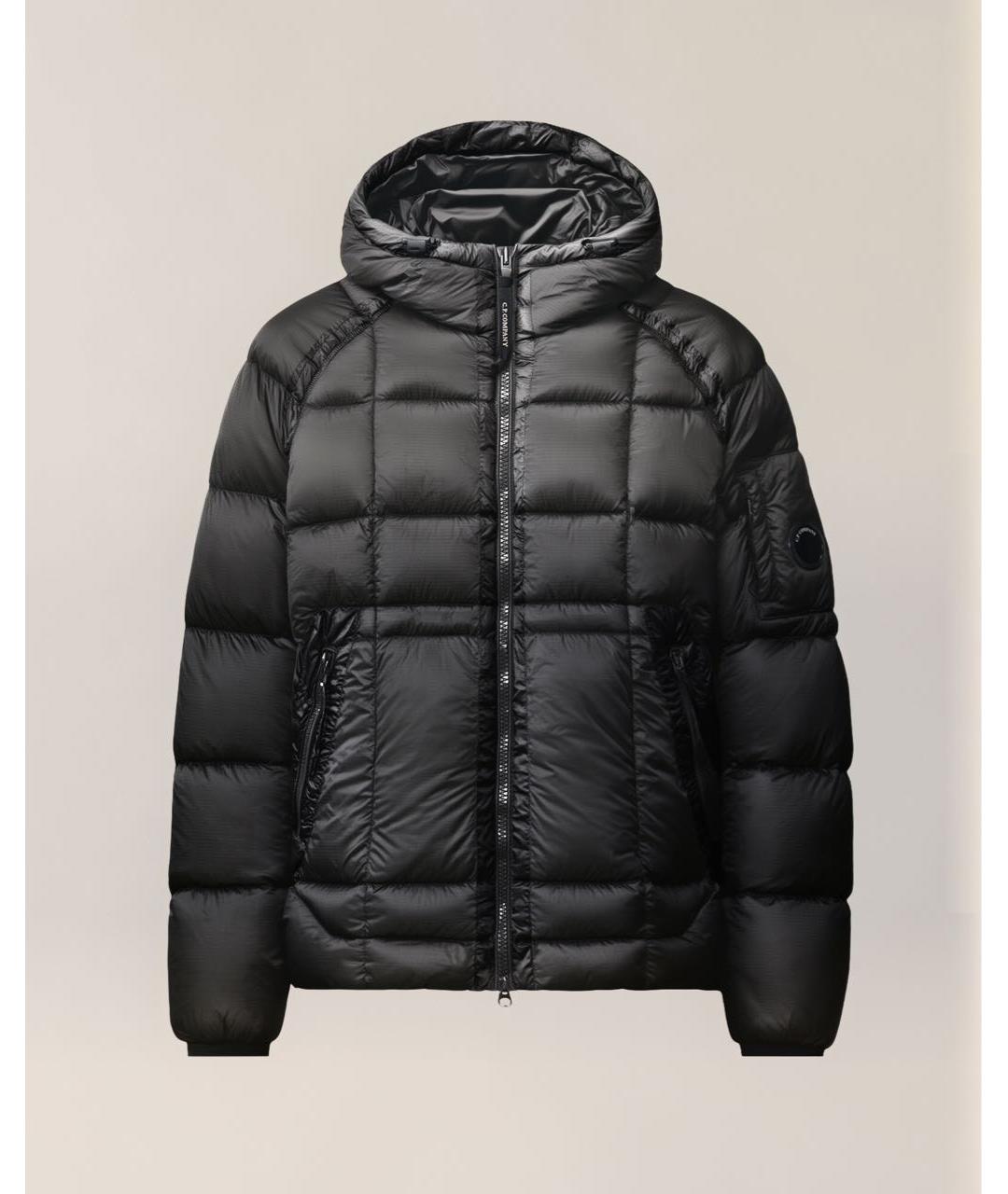 CP COMPANY Черный нейлоновый пуховик, фото 3