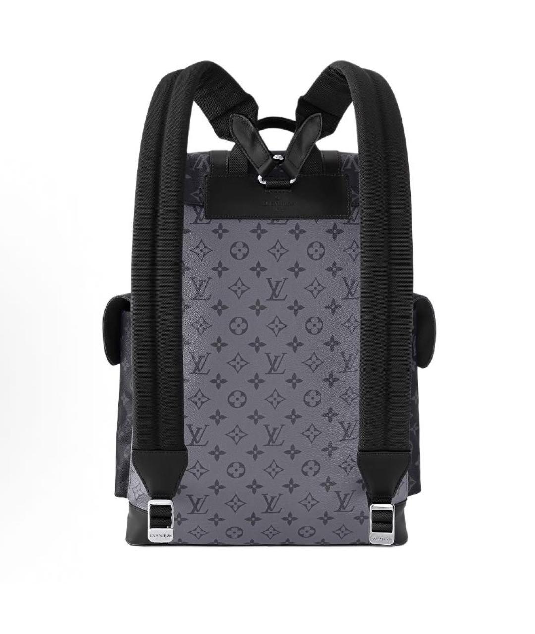 LOUIS VUITTON Черный рюкзак из канвы, фото 2