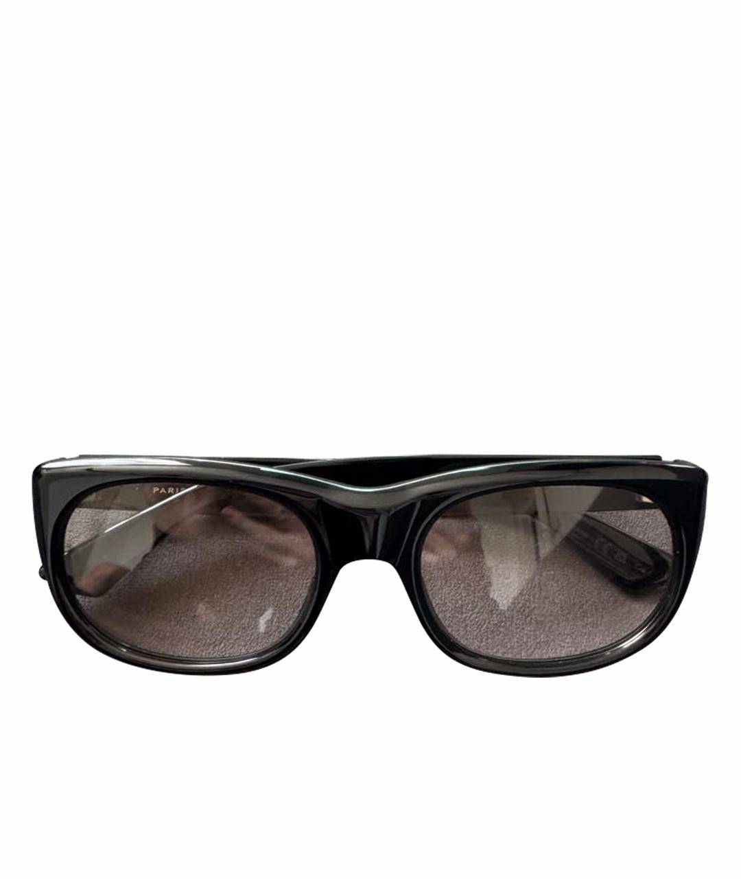 SAINT LAURENT Черные пластиковые солнцезащитные очки, фото 1