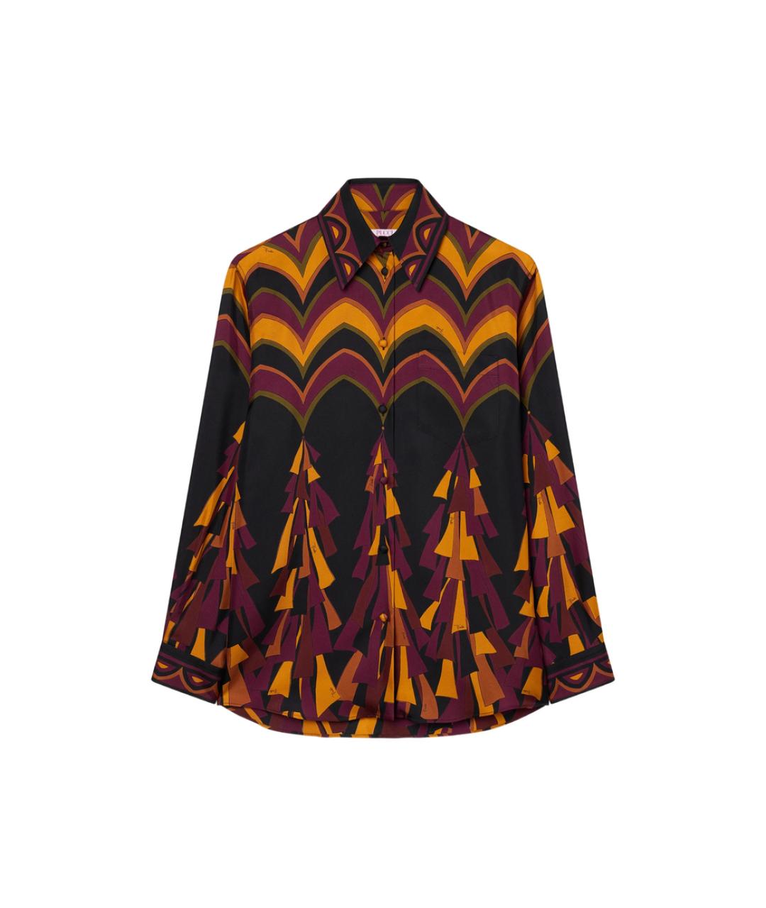 PUCCI Мульти шелковая рубашка, фото 1