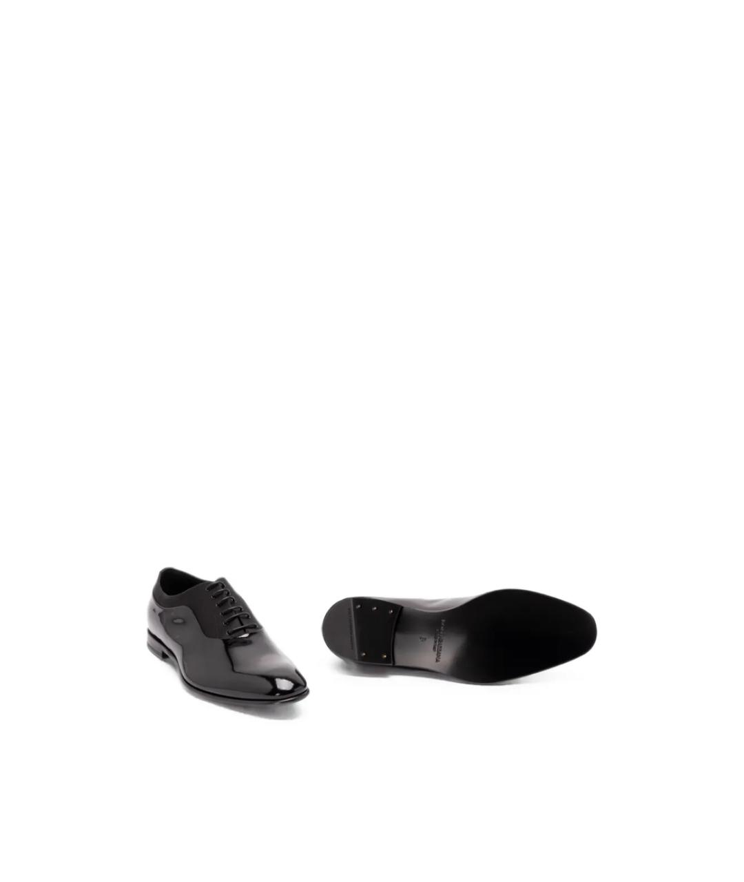 DOLCE&GABBANA Черные кожаные туфли, фото 4