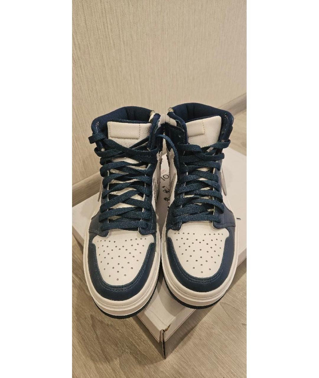 NIKE Белые кожаные кеды, фото 2