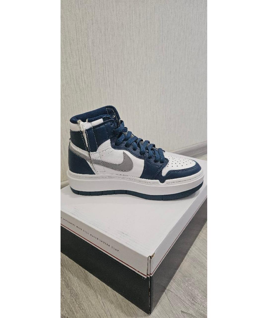 NIKE Белые кожаные кеды, фото 5