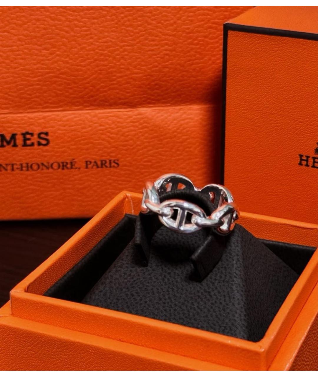 HERMES Серебряное серебряное кольцо, фото 3