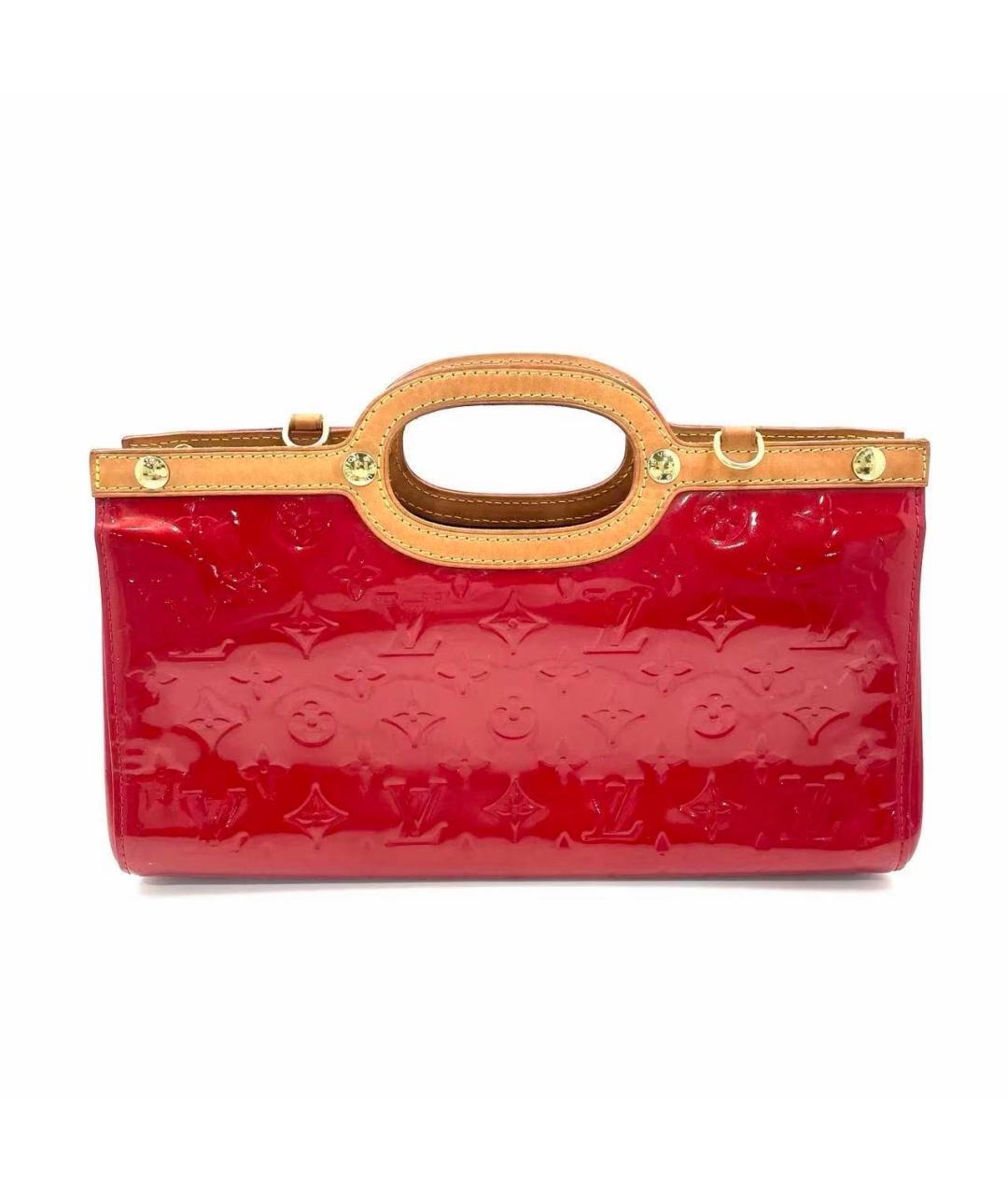 LOUIS VUITTON Красная кожаная сумка через плечо, фото 1