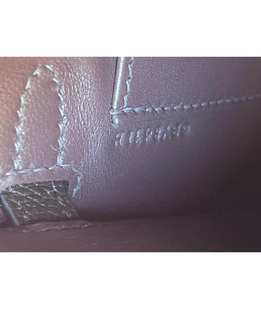 HERMES Коричневая кожаная сумка через плечо, фото 8