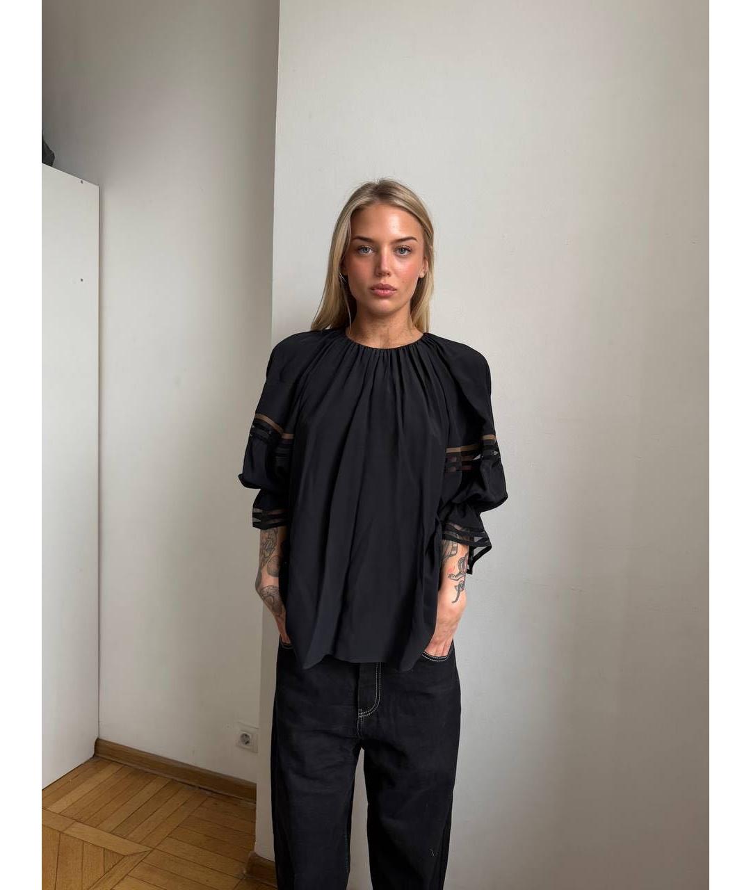 FENDI Черная блузы, фото 3