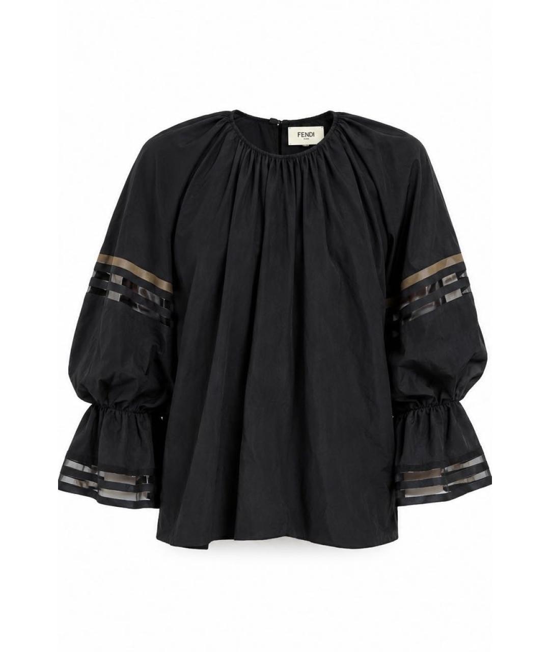 FENDI Черная блузы, фото 7
