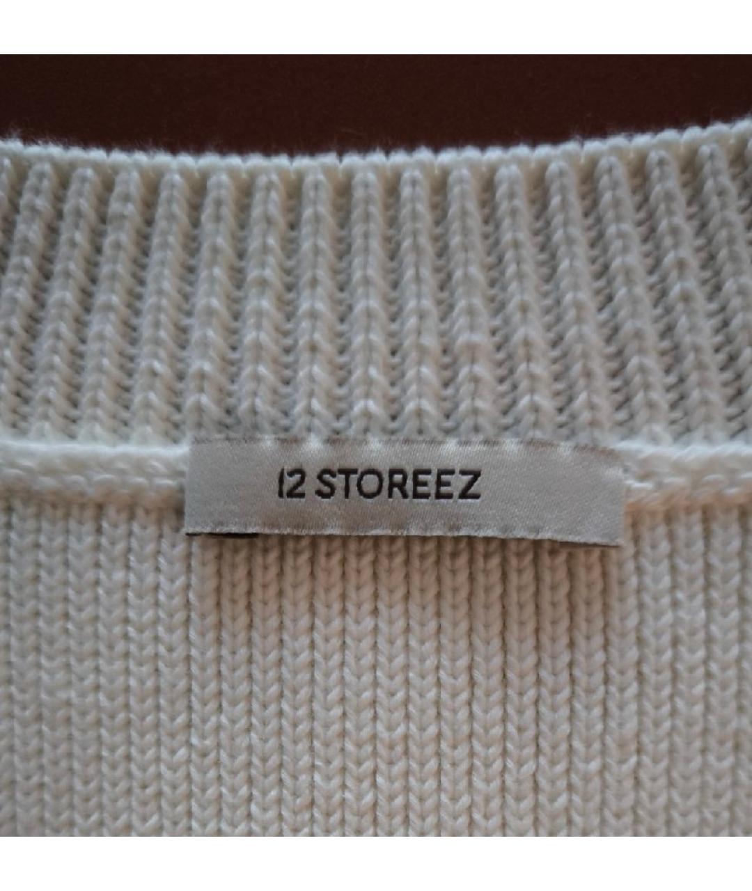 12 STOREEZ Белая хлопковая жилетка, фото 4