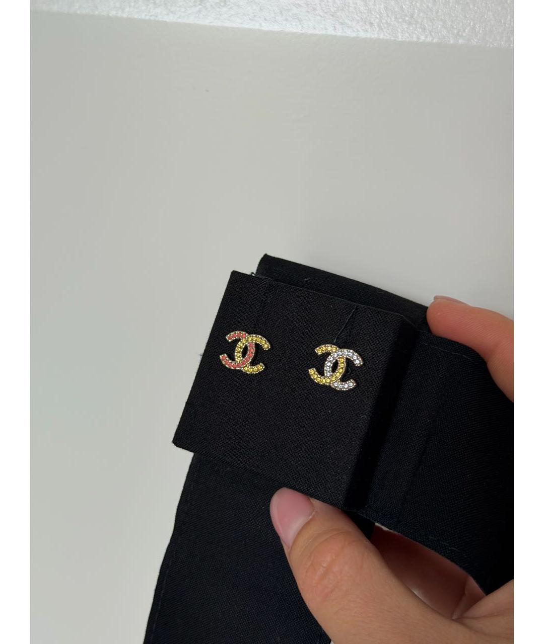 CHANEL Мульти металлические серьги, фото 4