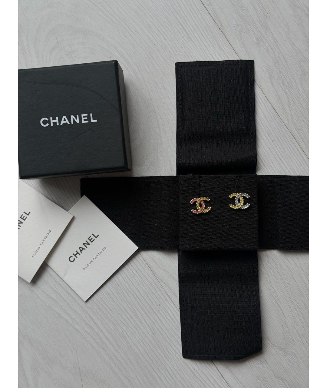 CHANEL Мульти металлические серьги, фото 2