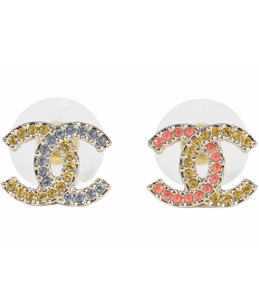 CHANEL Мульти металлические серьги, фото 1