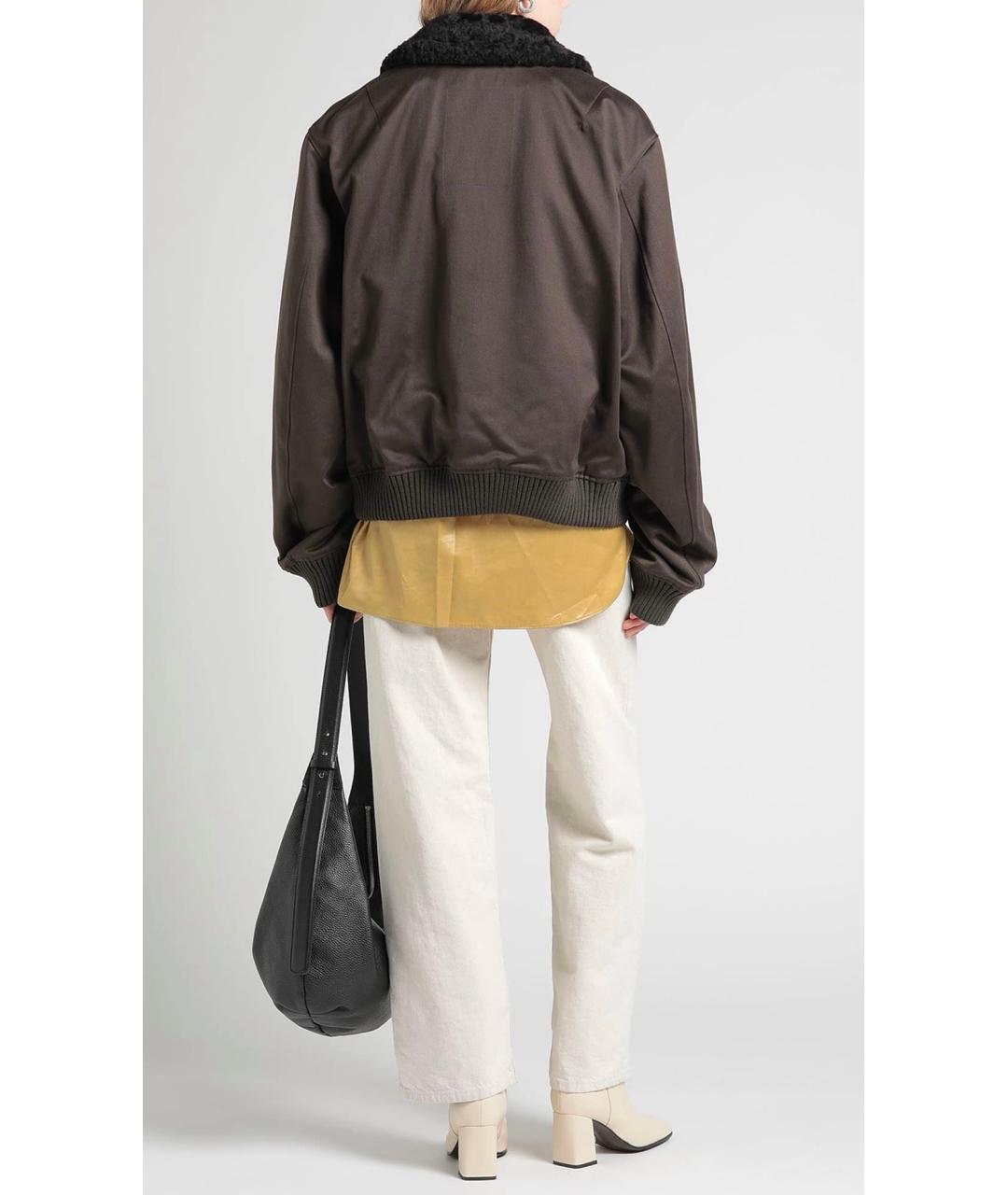 BURBERRY Коричневая хлопковая куртка, фото 3
