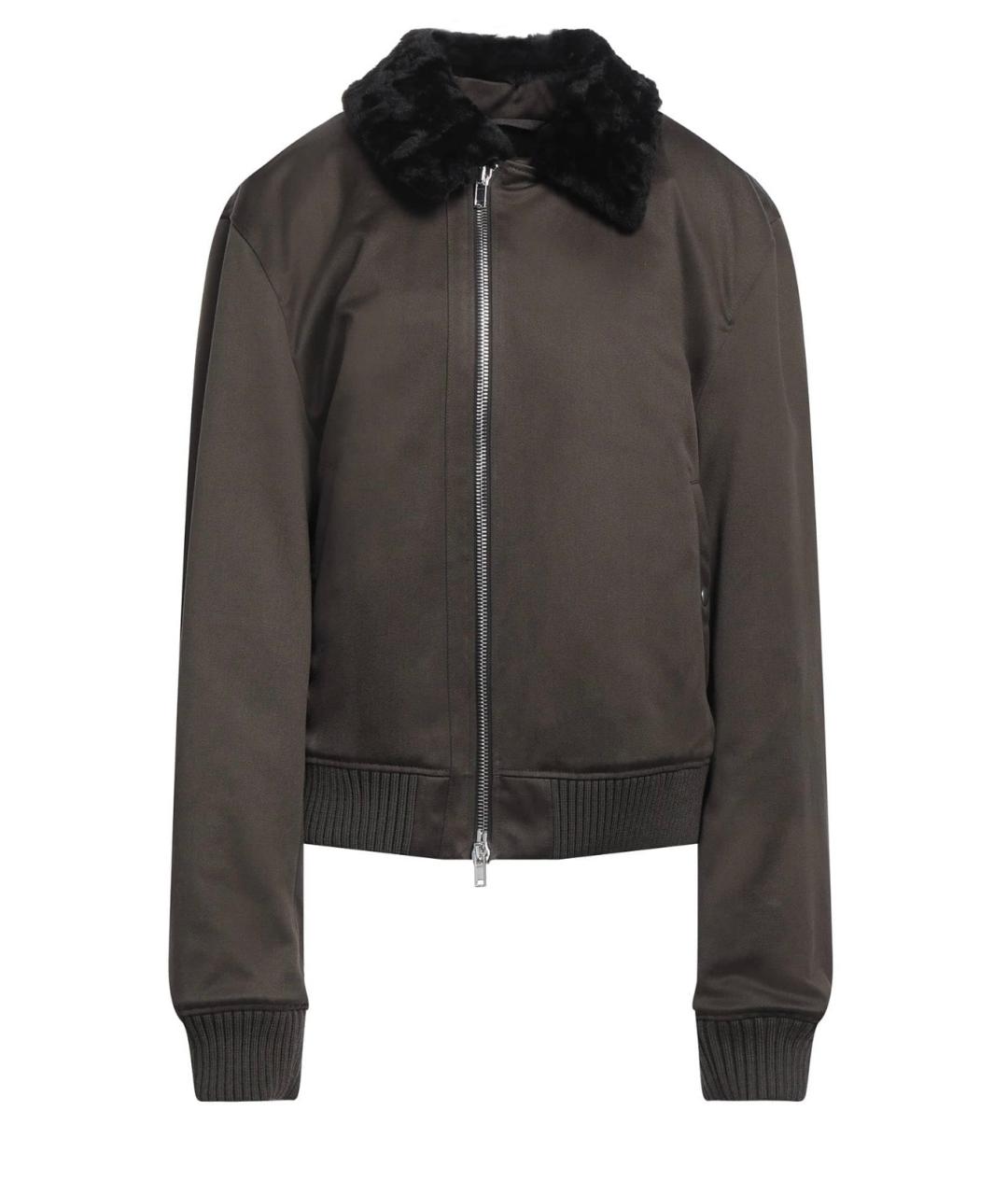 BURBERRY Коричневая хлопковая куртка, фото 4