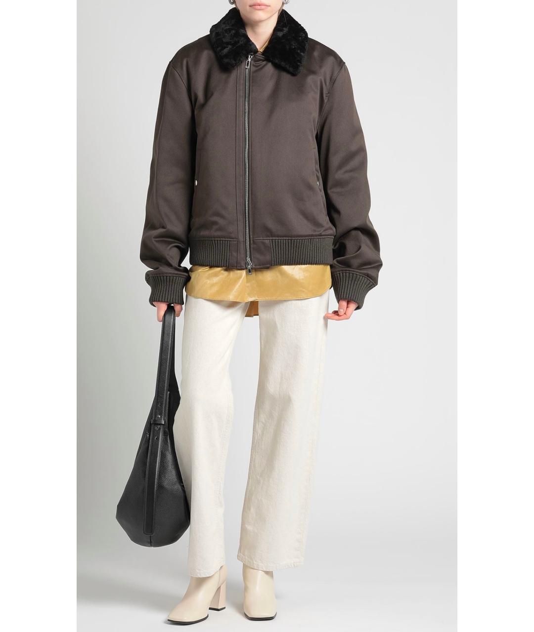 BURBERRY Коричневая хлопковая куртка, фото 2