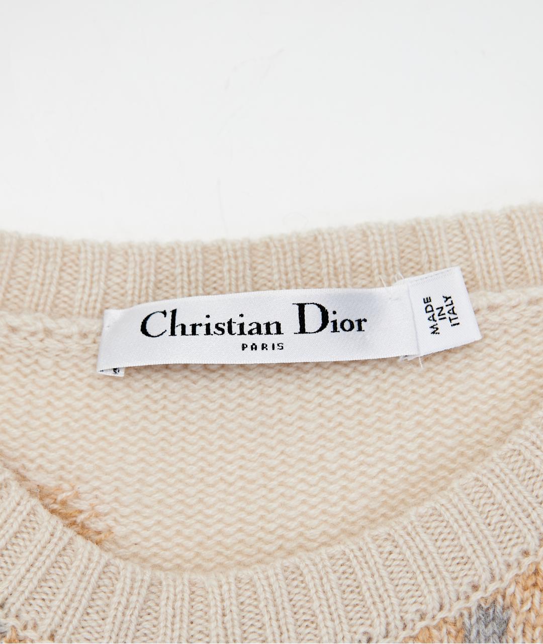 CHRISTIAN DIOR Мульти кашемировый джемпер / свитер, фото 3