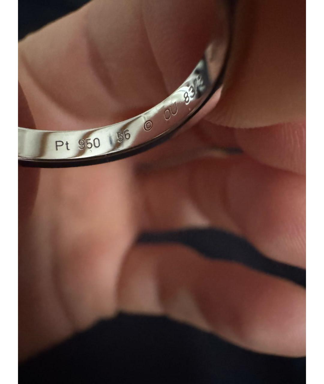 CARTIER Белое платиновое кольцо, фото 3