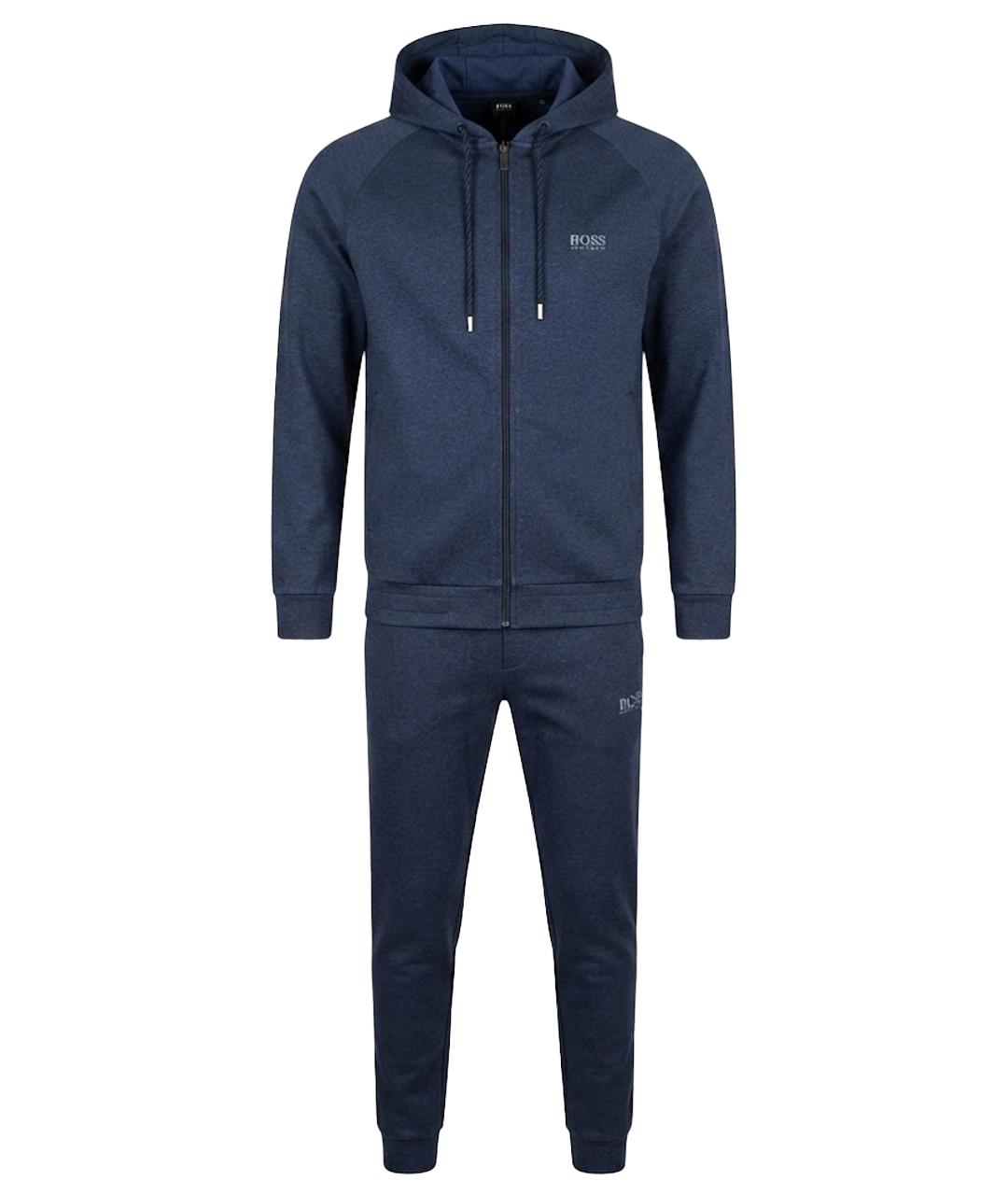 HUGO BOSS Темно-синий кашемировый спортивный костюм, фото 1