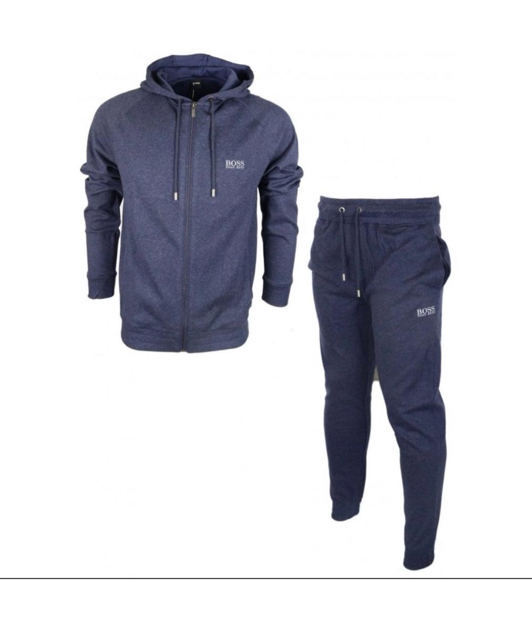 HUGO BOSS Темно-синий кашемировый спортивный костюм, фото 7