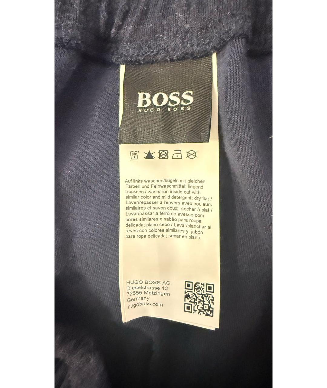 HUGO BOSS Темно-синий кашемировый спортивный костюм, фото 5