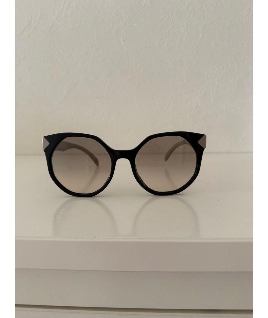 PRADA Фиолетовые пластиковые солнцезащитные очки, фото 5