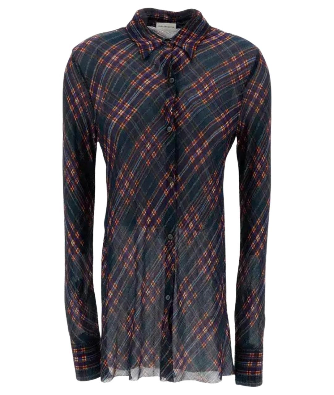 DRIES VAN NOTEN Мульти вискозная рубашка, фото 1
