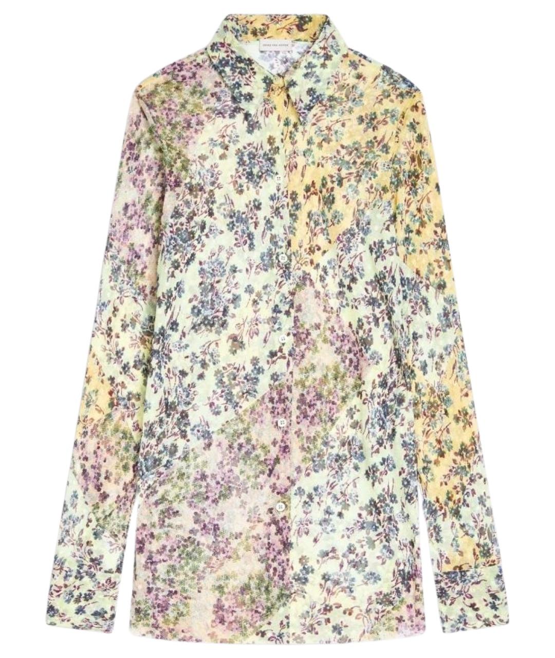 DRIES VAN NOTEN Мульти полиэстеровая рубашка, фото 1