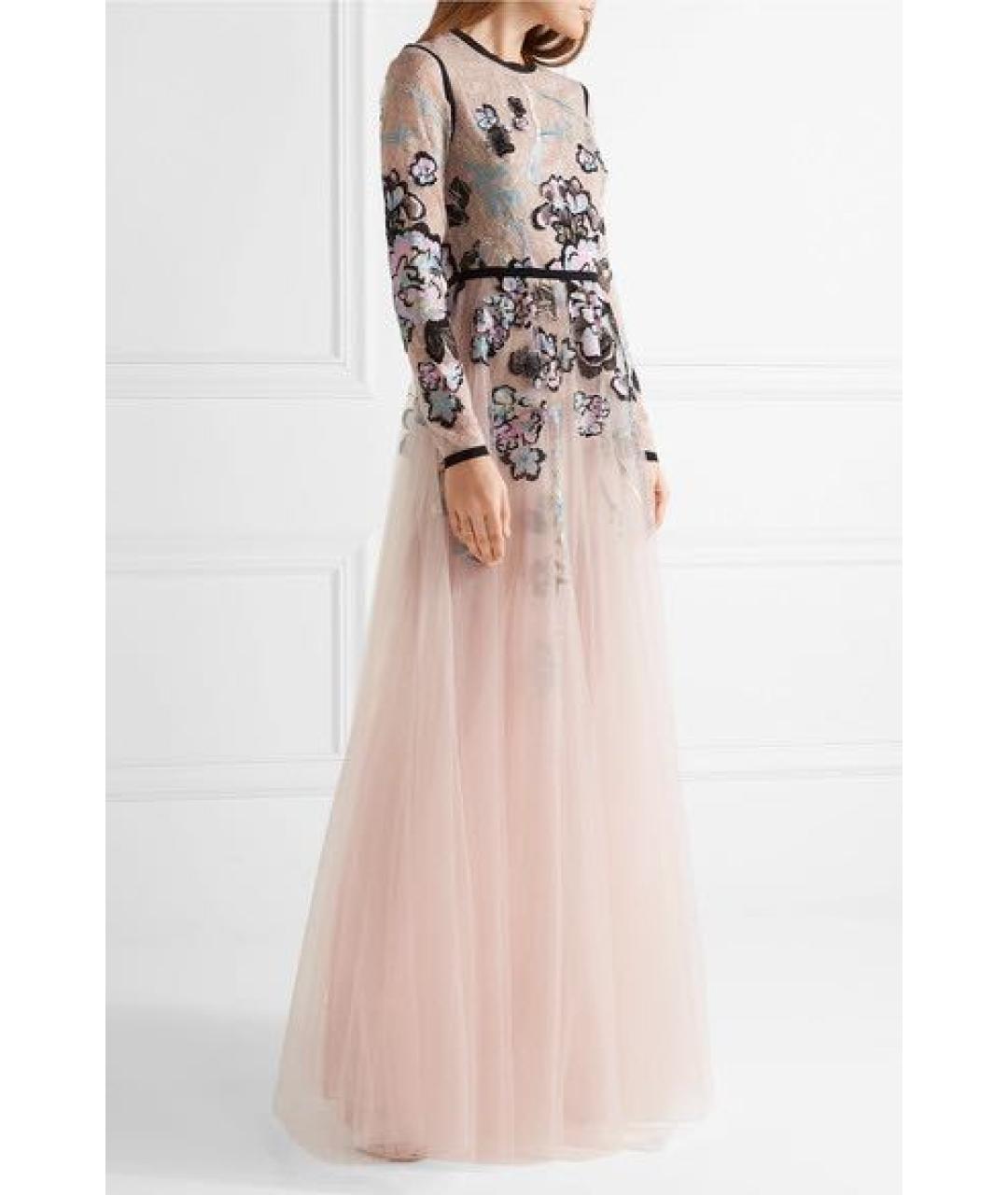 ELIE SAAB Мульти полиэстеровое вечернее платье, фото 3