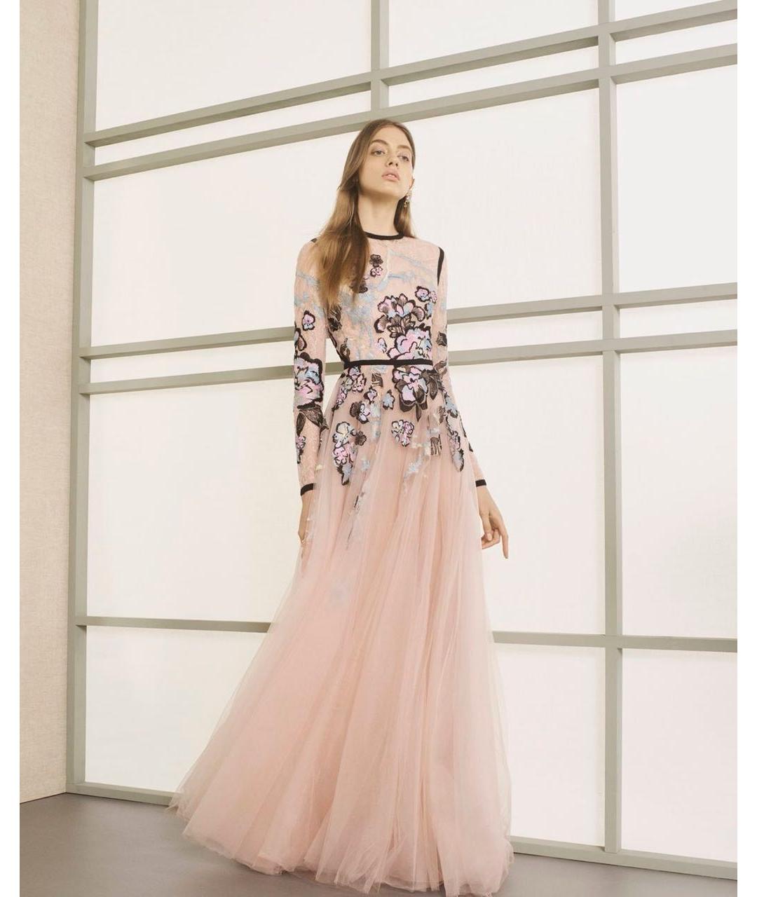 ELIE SAAB Мульти полиэстеровое вечернее платье, фото 6