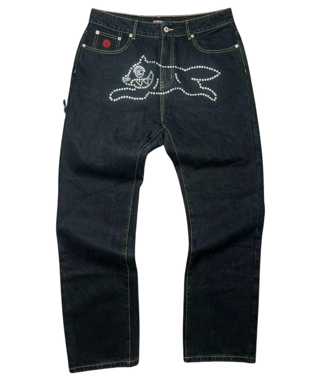 BILLIONAIRE BOYS CLUB Черные хлопковые прямые джинсы, фото 1