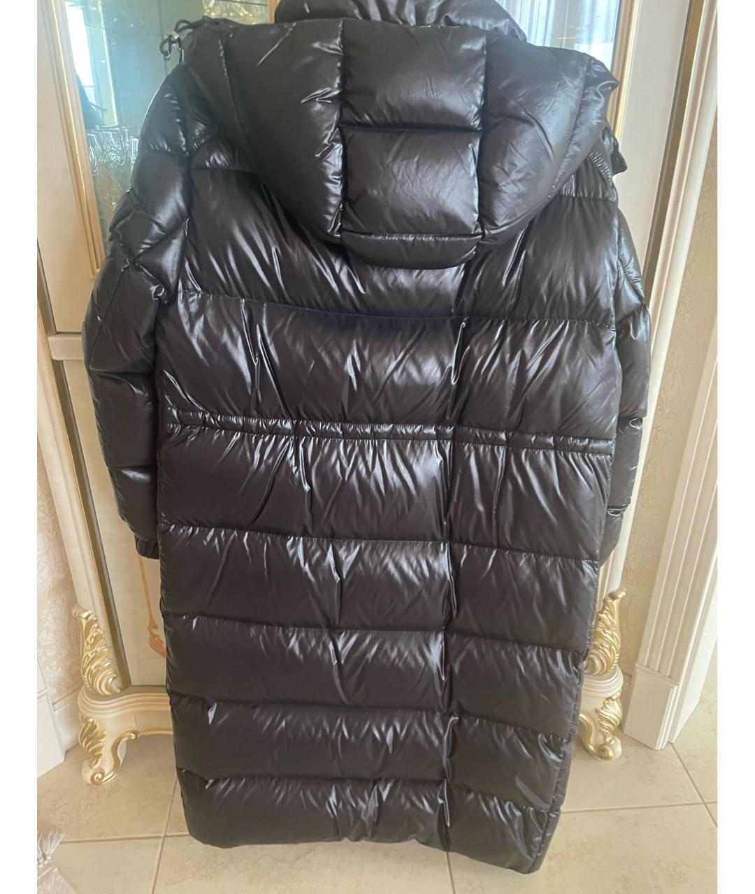 MONCLER Черный пуховик, фото 2