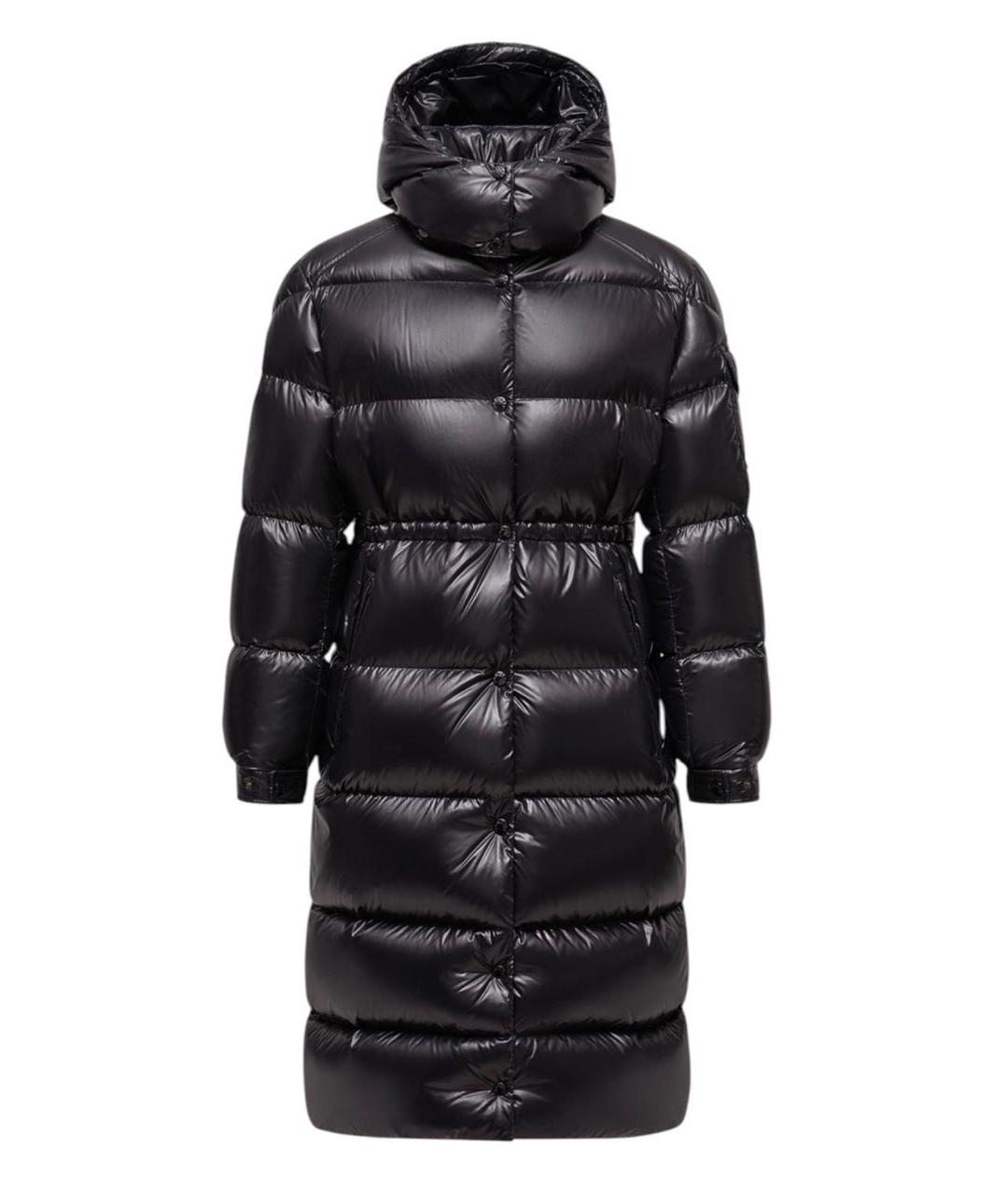 MONCLER Черный пуховик, фото 1