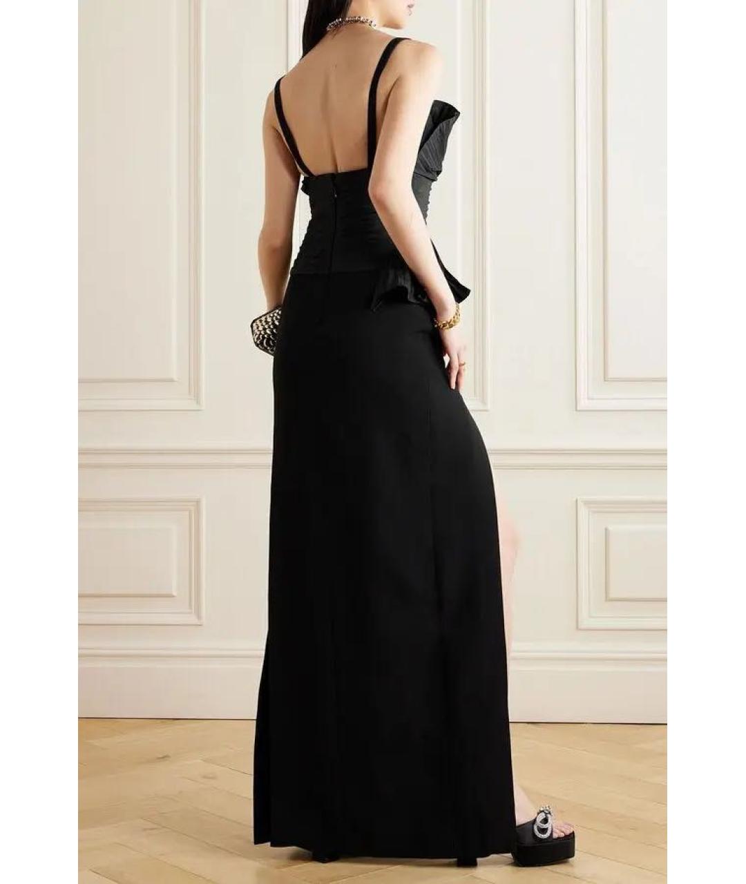 ELIE SAAB Черное шелковое вечернее платье, фото 2