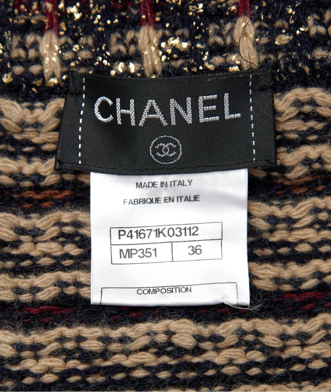 CHANEL Коричневое шерстяное пальто, фото 3