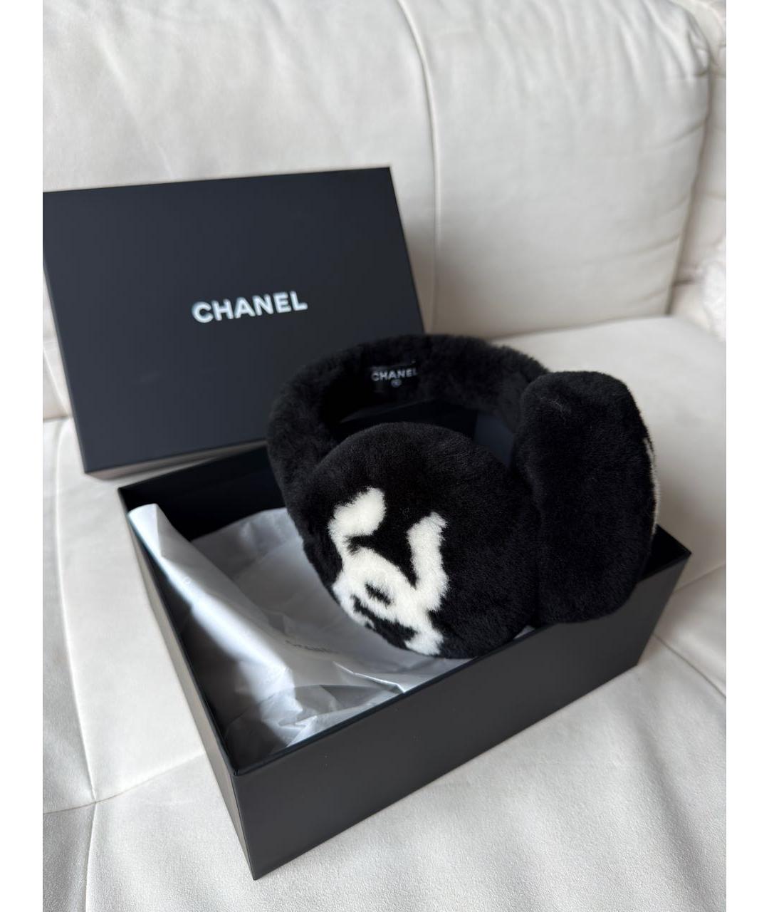 CHANEL Черный ободок, фото 4
