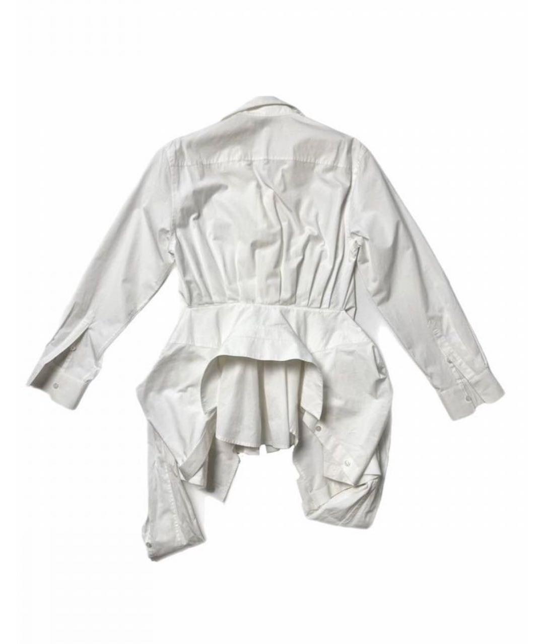 ALEXANDER WANG Белое хлопковое коктейльное платье, фото 2