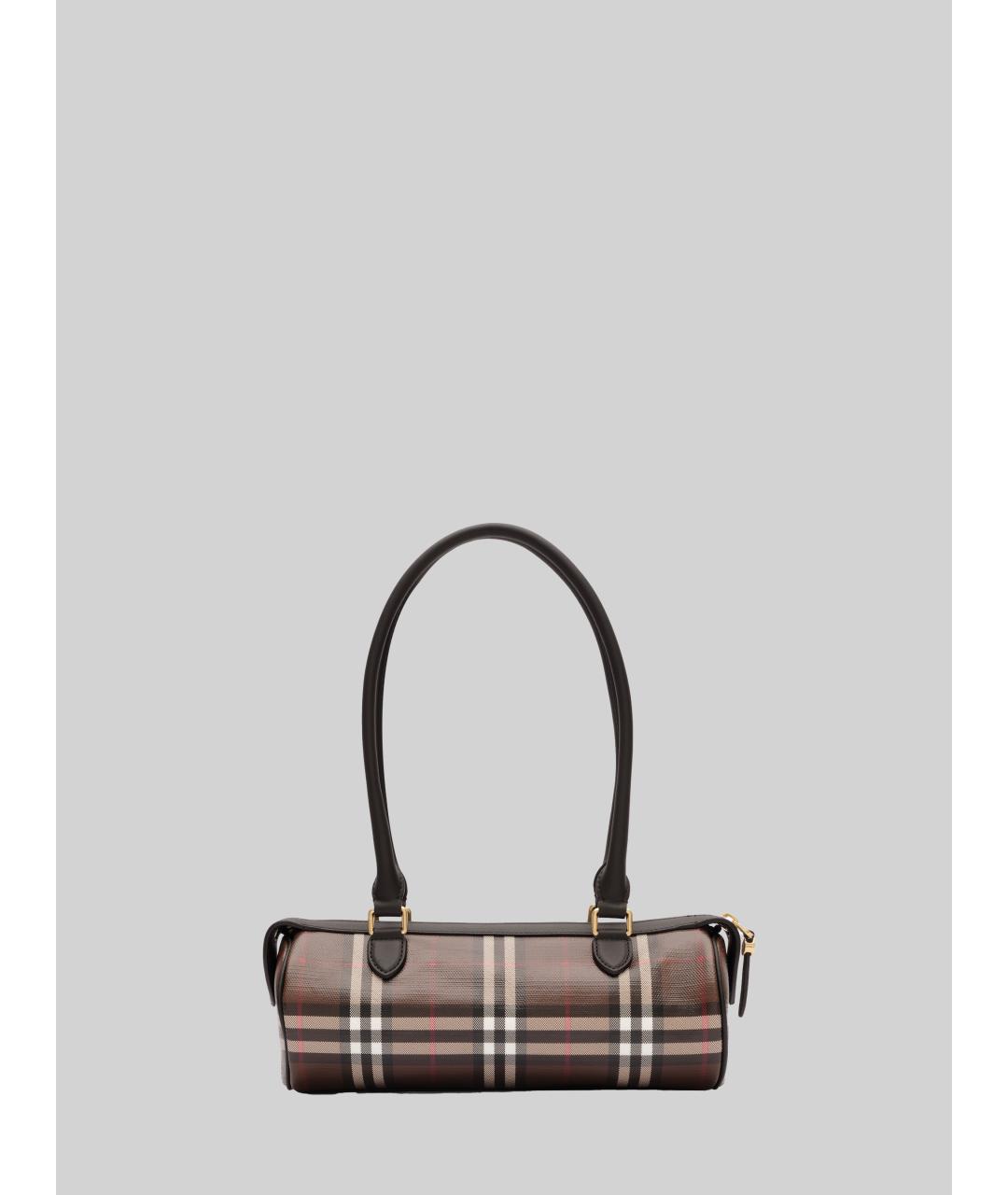 BURBERRY Коричневая хлопковая сумка через плечо, фото 3