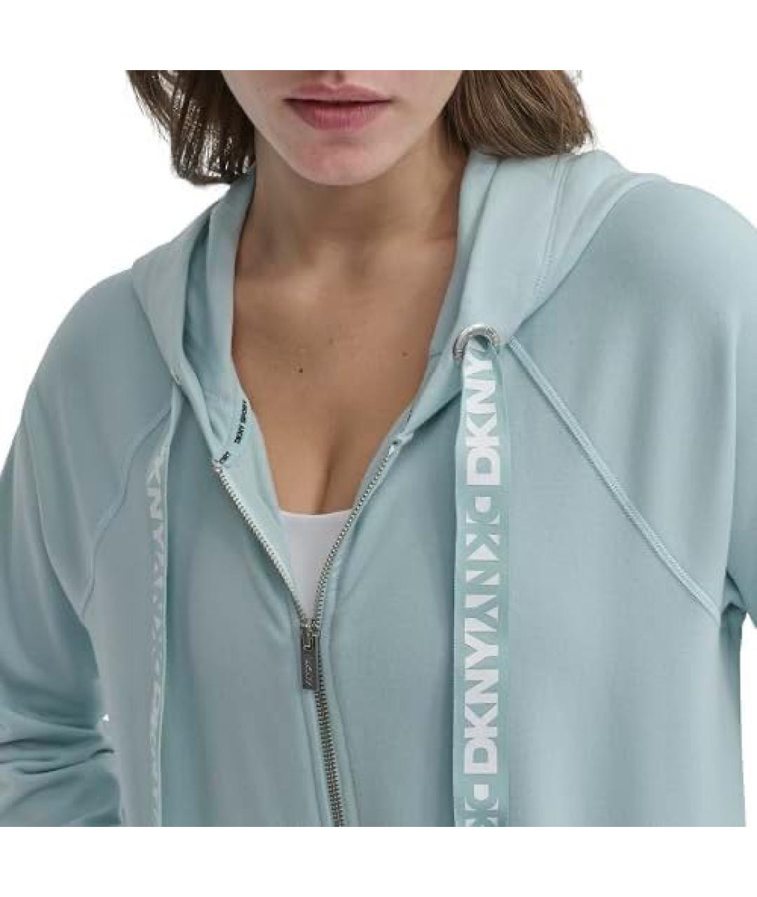 DKNY Голубой хлопко-эластановый спортивные костюмы, фото 7