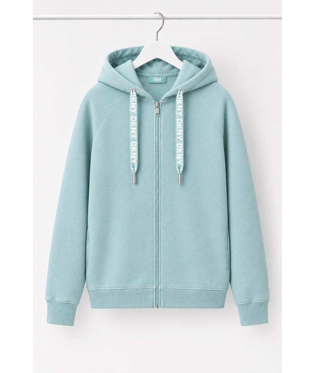 DKNY Голубой хлопко-эластановый спортивные костюмы, фото 9