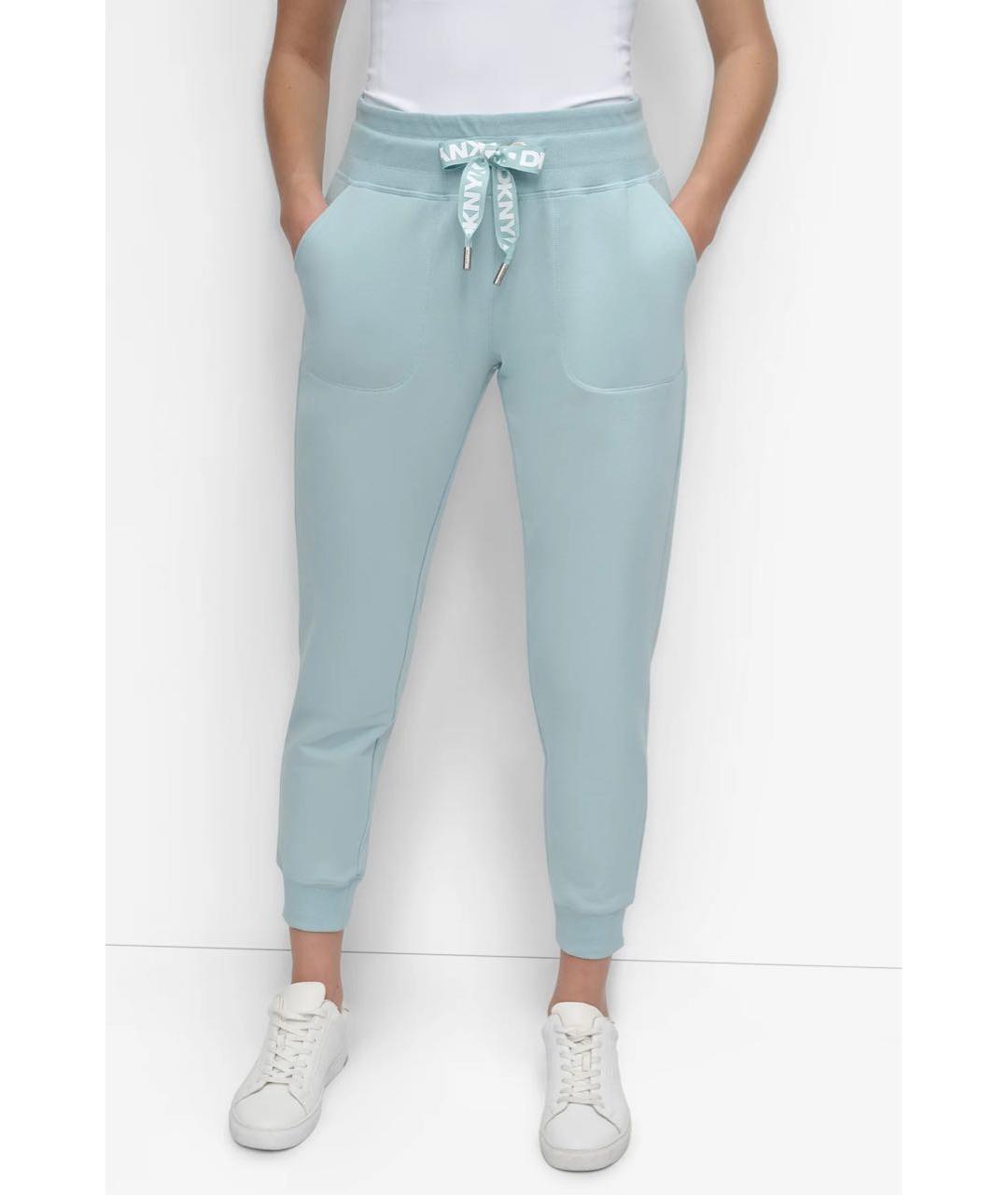 DKNY Голубой хлопко-эластановый спортивные костюмы, фото 6