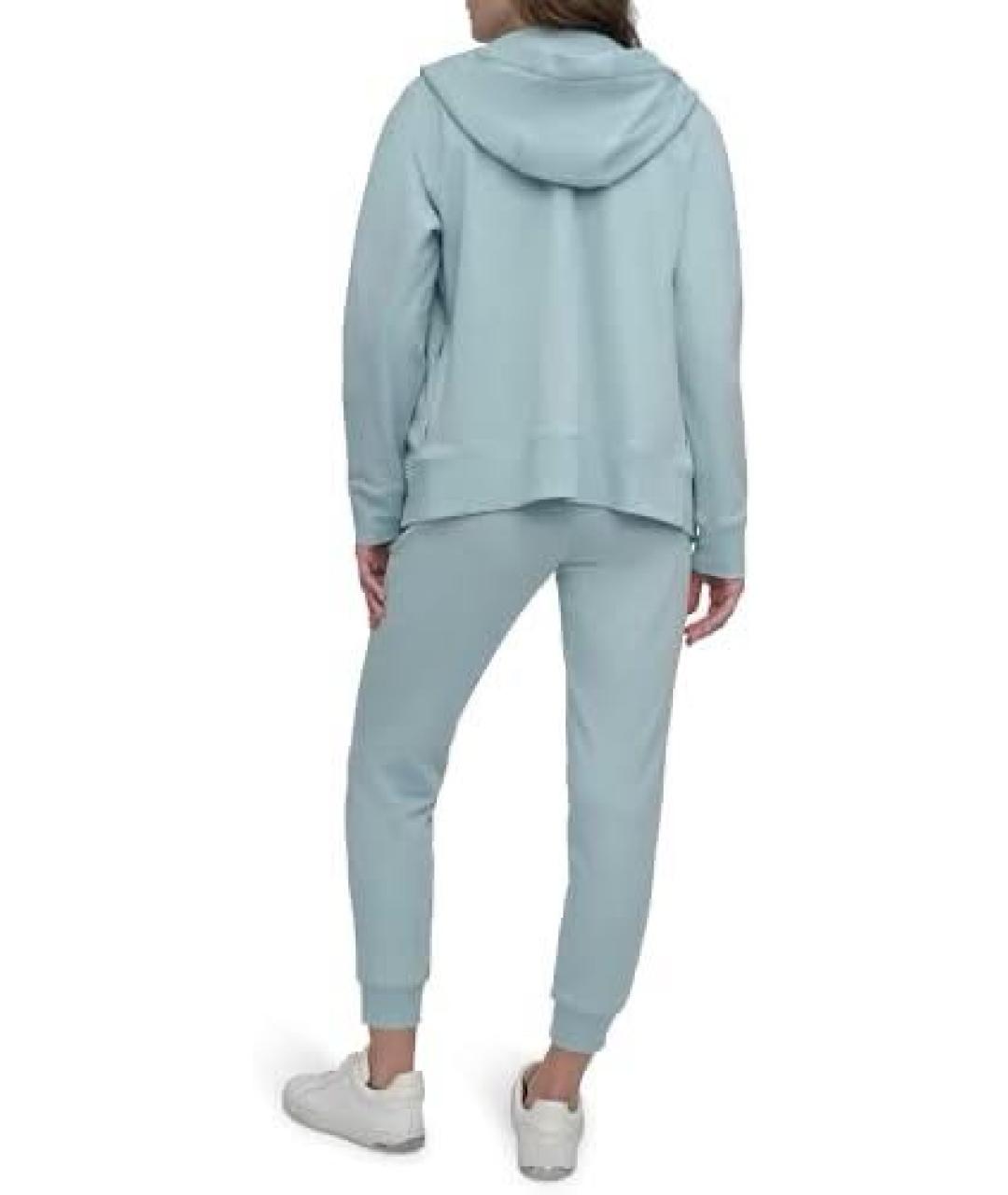 DKNY Голубой хлопко-эластановый спортивные костюмы, фото 8