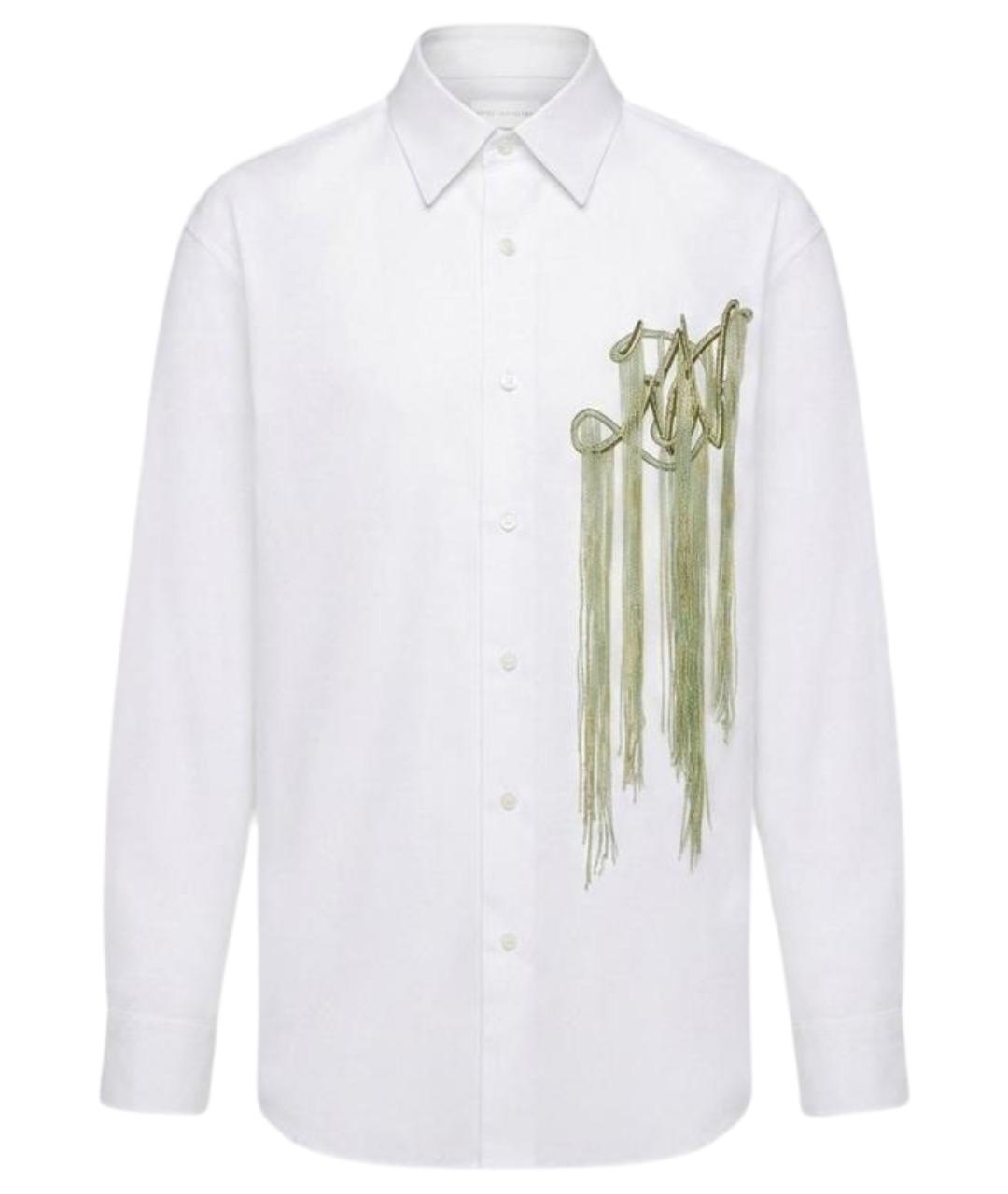 DRIES VAN NOTEN Белая хлопковая кэжуал рубашка, фото 1