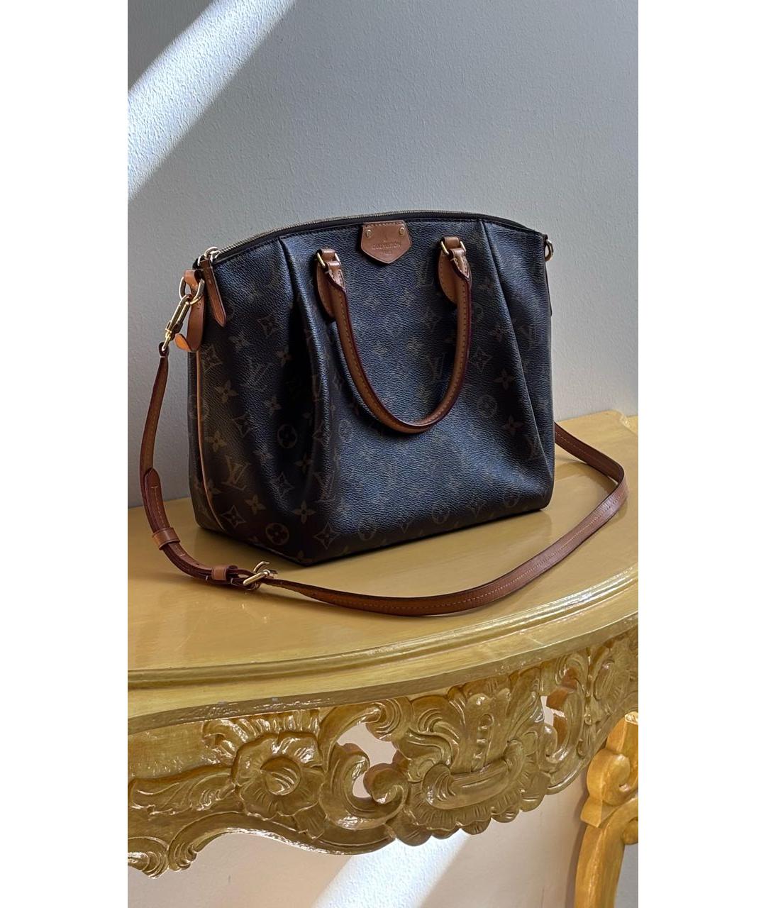 LOUIS VUITTON Коричневая сумка через плечо из канвы, фото 2