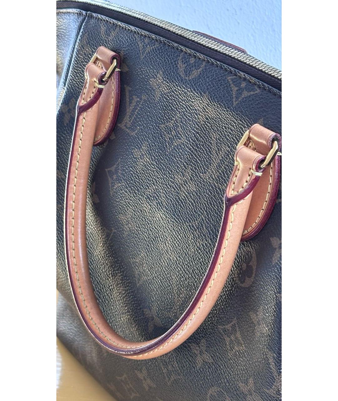 LOUIS VUITTON Коричневая сумка через плечо из канвы, фото 3