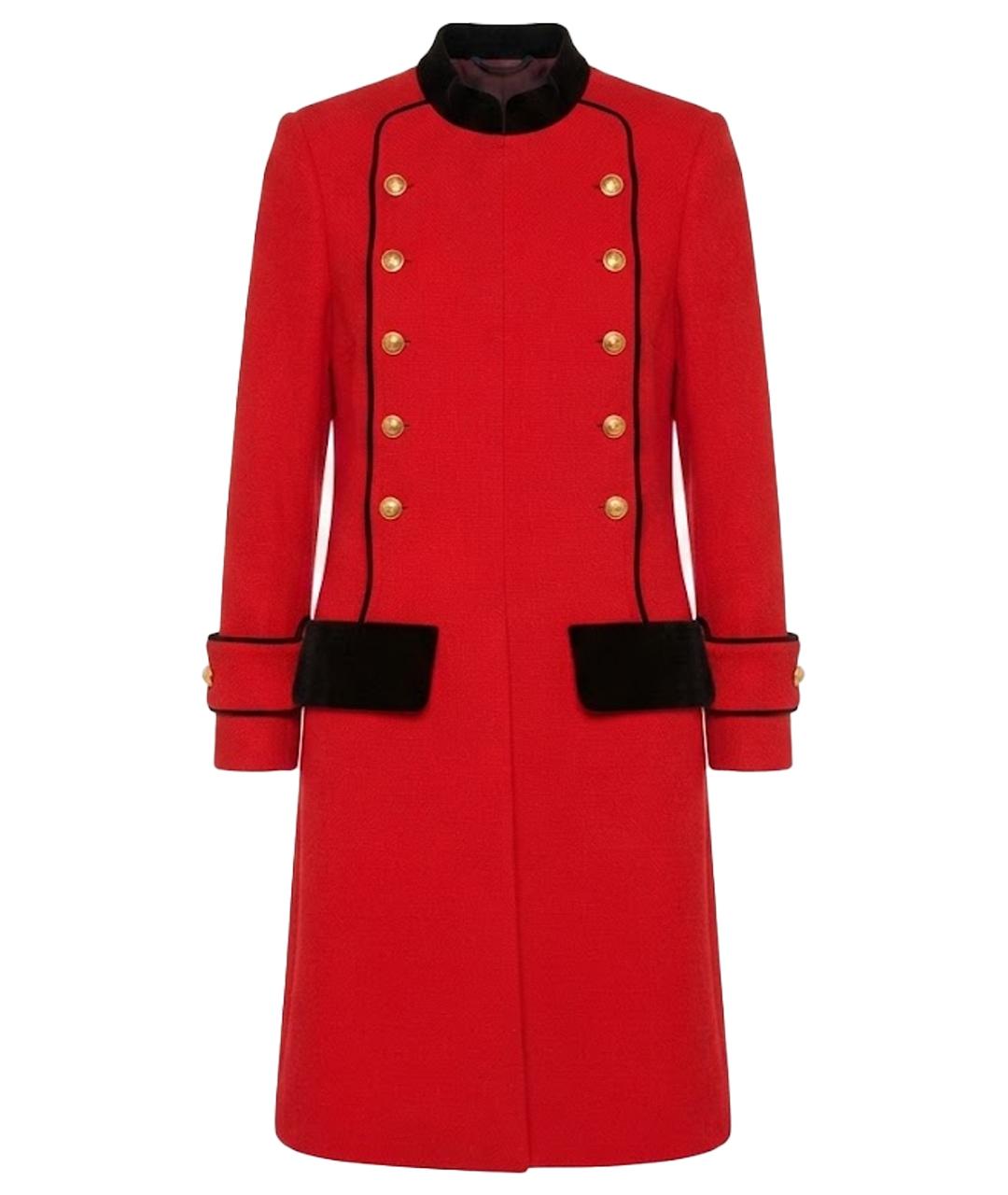 GUCCI Красное шерстяное повседневное платье, фото 1