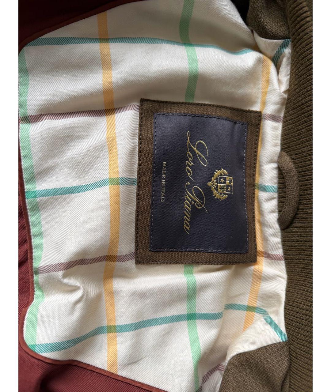 LORO PIANA Зеленое пальто, фото 4