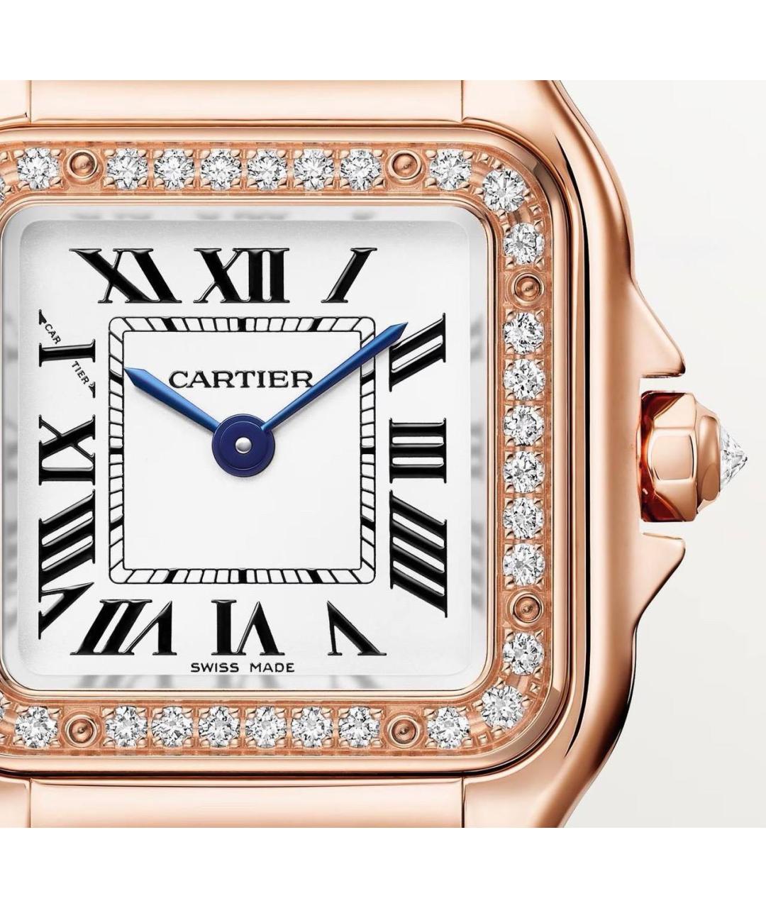 CARTIER Розовые часы из розового золота, фото 2