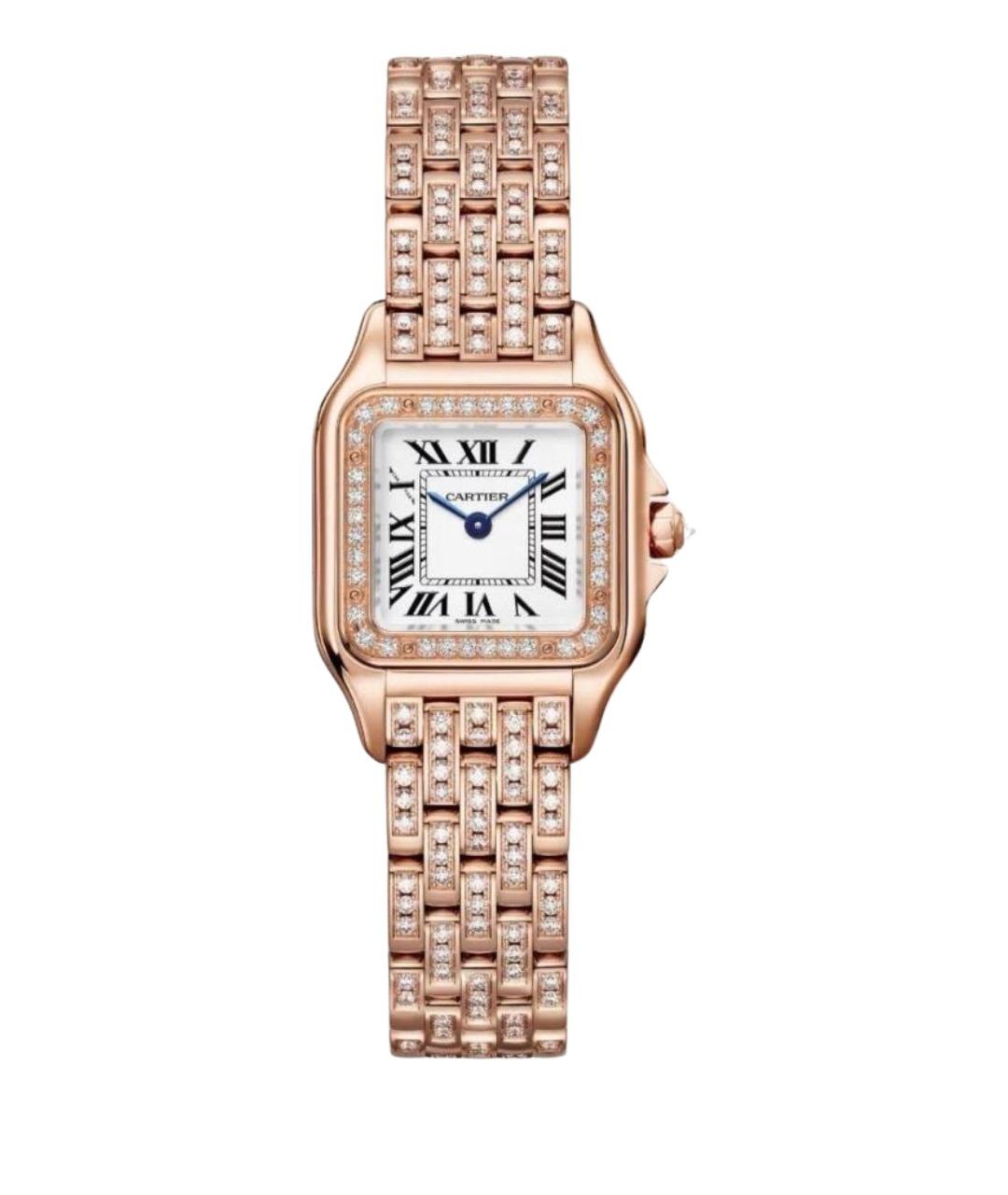 CARTIER Розовые часы из розового золота, фото 1