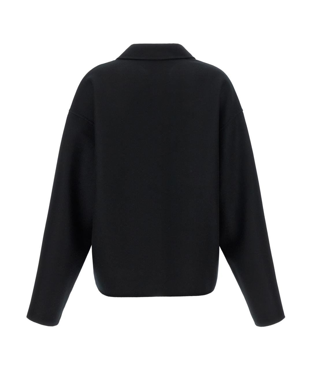 EXTREME CASHMERE Черная шерстяная блузы, фото 2